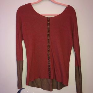 long sleeved top